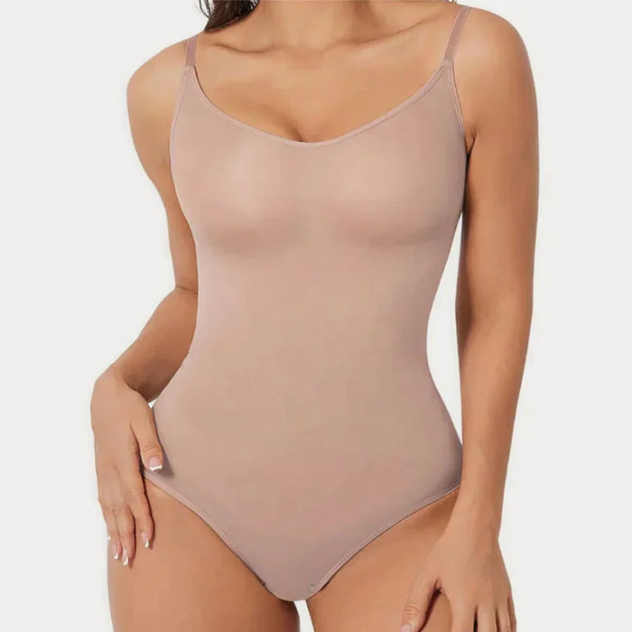 Seamless Adjustable Strap Bodysuit Lightweight
