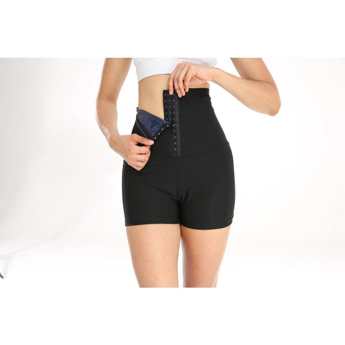 Sauna High Rise Shorts – Sweat Enhancing and Contoured Fit
