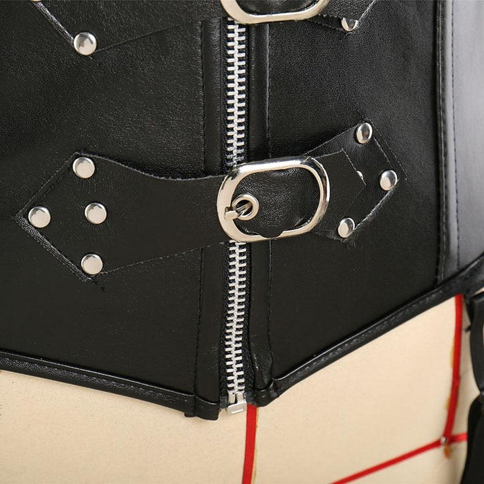 Steampunk Gothic Leather Corset – Vintage-Inspired Waist Shaper