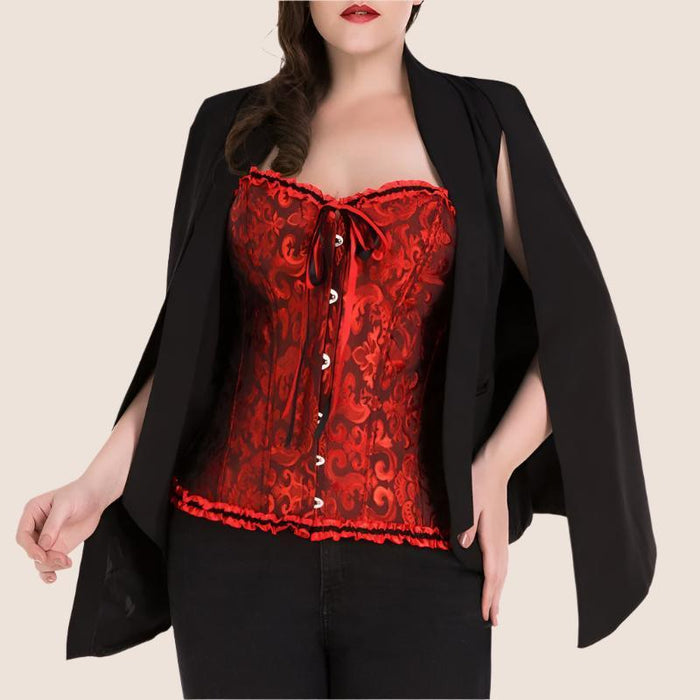 Vintage Lace Up Corset – Elegant Fit with Adjustable Support