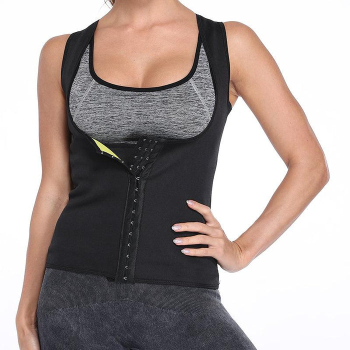 Sweat Vest Corset Body Shaper – Sculpting and Fat Burning