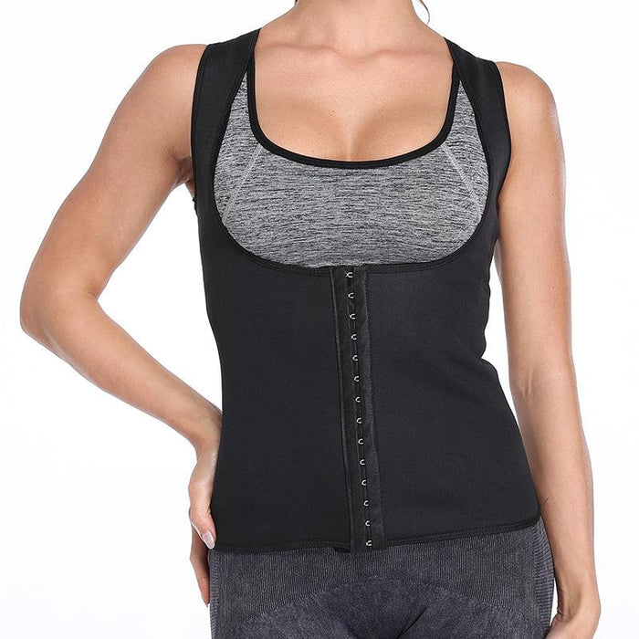 Sweat Vest Corset Body Shaper – Sculpting and Fat Burning