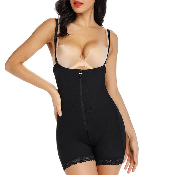Short Zipper Open-Bust Shapewear