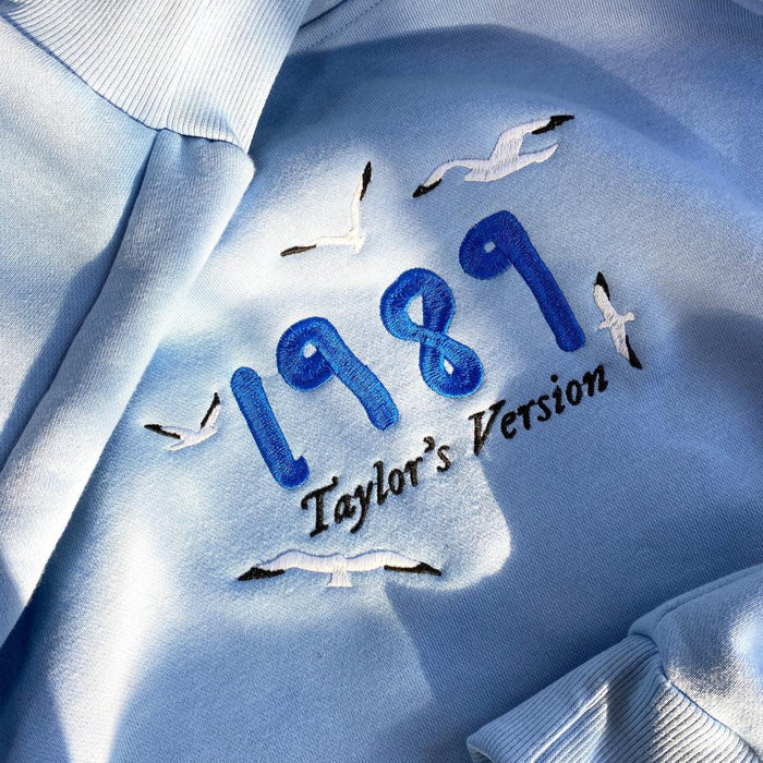 1989 TS Version Embroidered Sweatshirt Hoodie T Shirt - Secret Slim Wear
