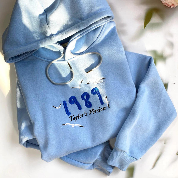 1989 TS Version Embroidered Sweatshirt Hoodie T Shirt - Secret Slim Wear