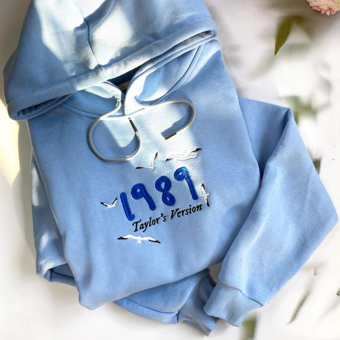 1989 TS Version Embroidered Sweatshirt Hoodie T Shirt - Secret Slim Wear