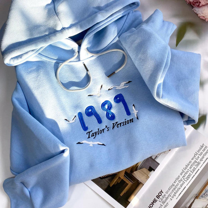 1989 TS Version Embroidered Sweatshirt Hoodie T Shirt - Secret Slim Wear