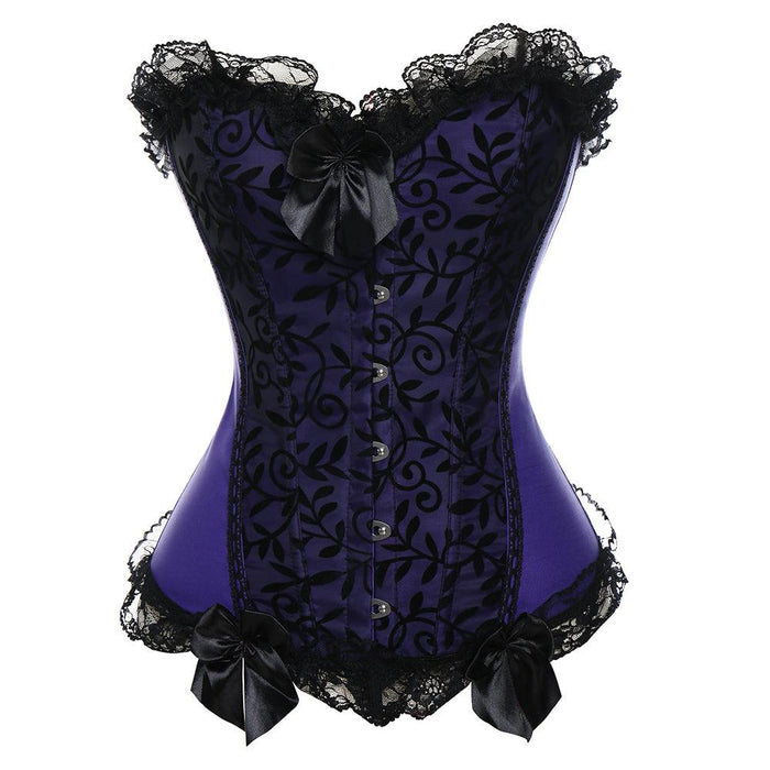 Lace Up Boned Corset – Vintage-Inspired Style with Adjustable Fit