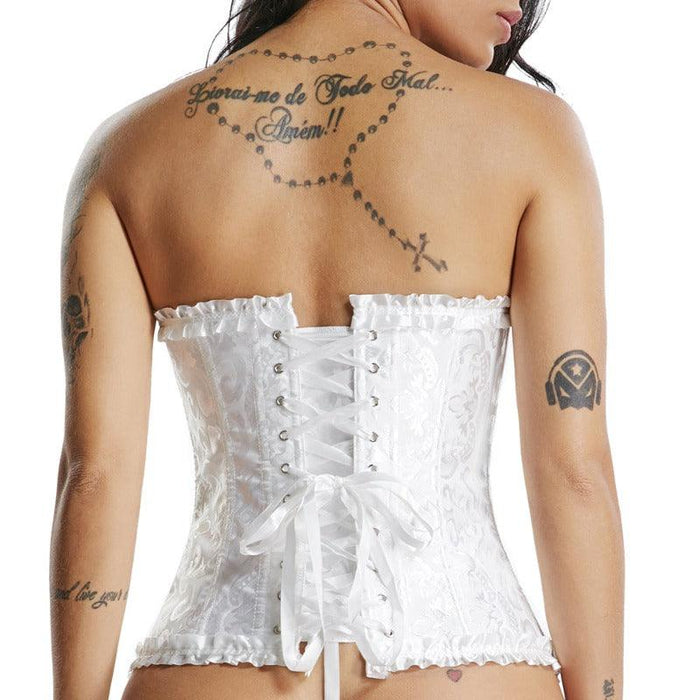 Vintage Lace Up Corset – Elegant Fit with Adjustable Support
