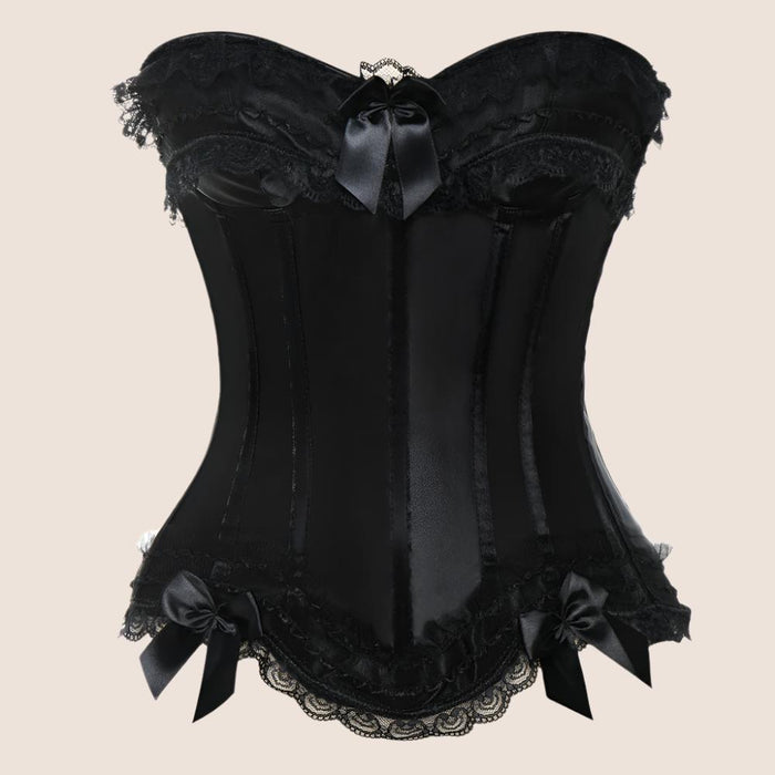 Lace Up Bowknot Corset – Shaping and Support with Elegant Lace Details