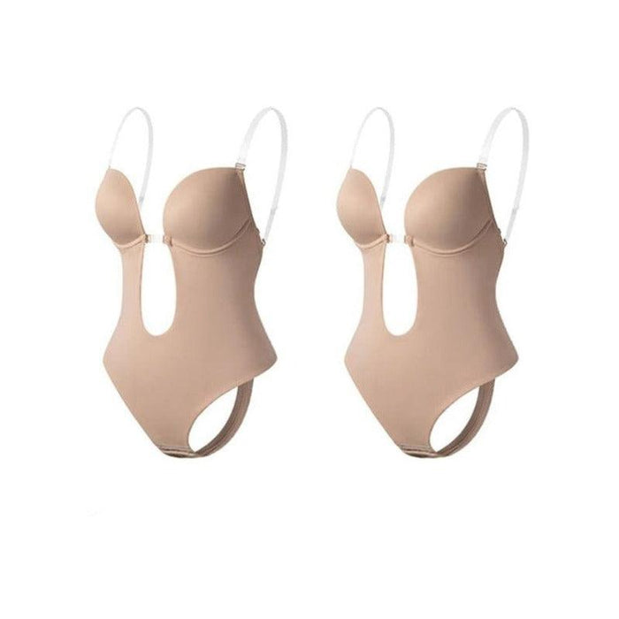 Seamless Plunge Body Shaper – Invisible and Supportive Fit