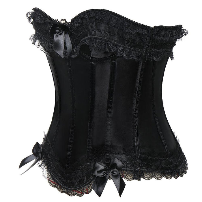 Lace Up Bowknot Corset – Shaping and Support with Elegant Lace Details