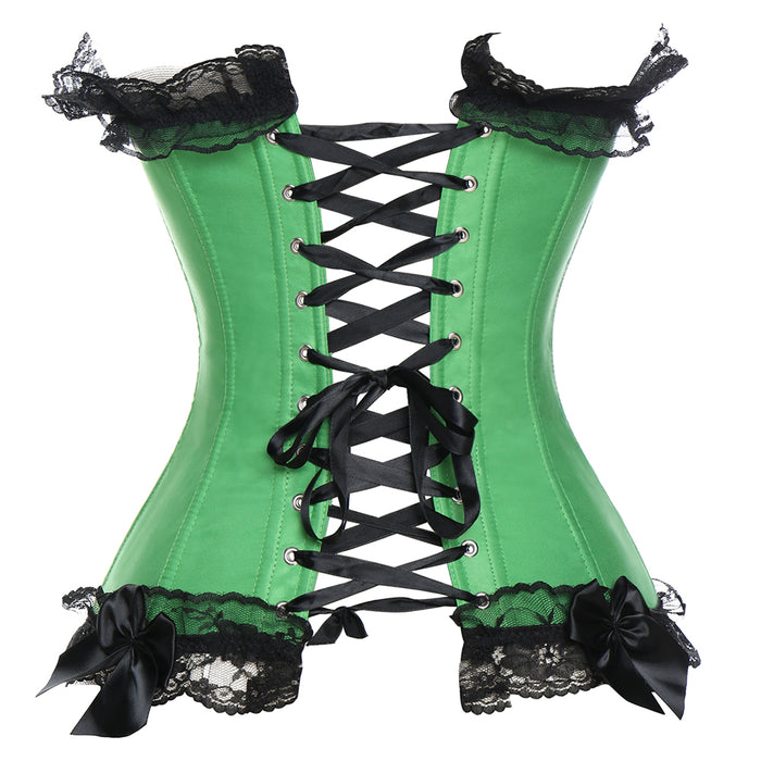 Women's Lace Up Boned Over-Bust Corset