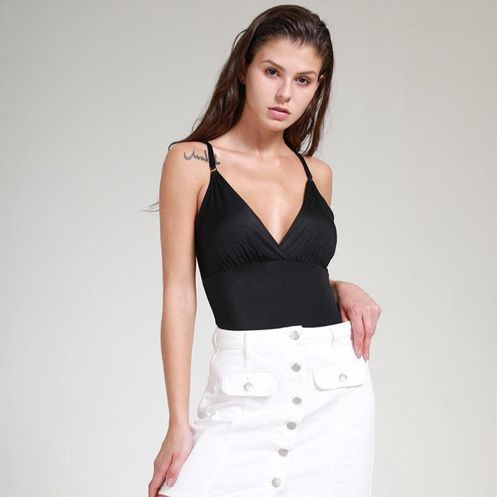 V Neck Shapewear Bodysuit - Invisible Under Any Outfit