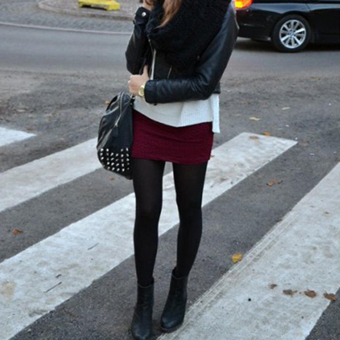 Opaque Footed Tights Pant Stockings - Comfortable and Stylish