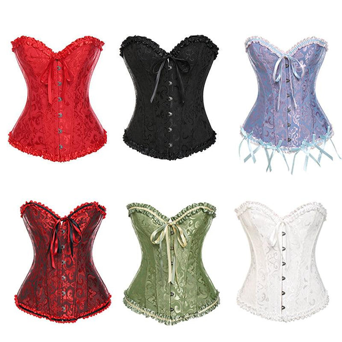 Vintage Lace Up Corset – Elegant Fit with Adjustable Support