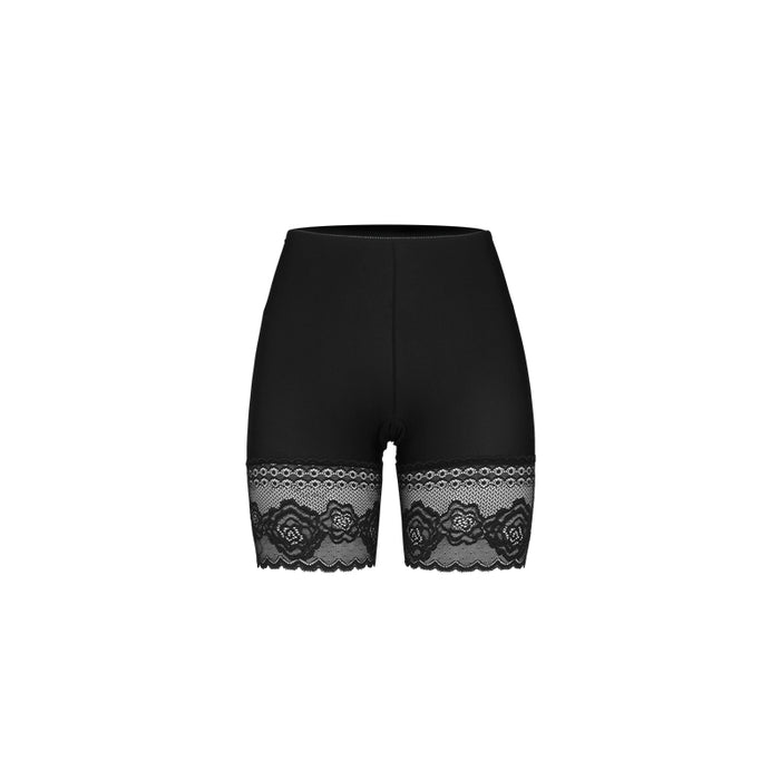 Seamless Floral Lace Slip Shorts For Women