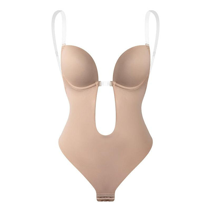 Deep V Bodysuit Shapewear Trainer For Women