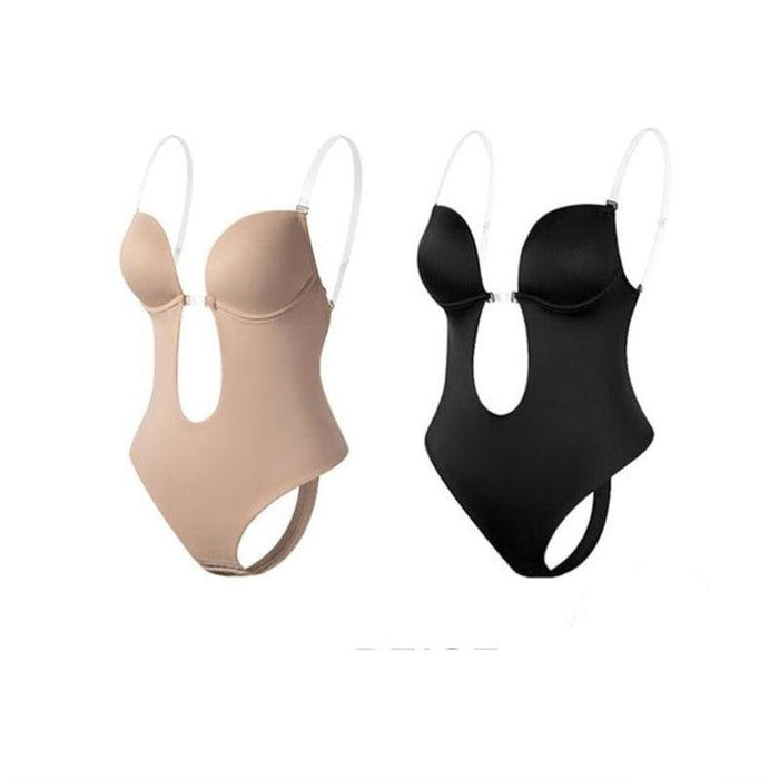 Seamless Plunge Body Shaper – Invisible and Supportive Fit