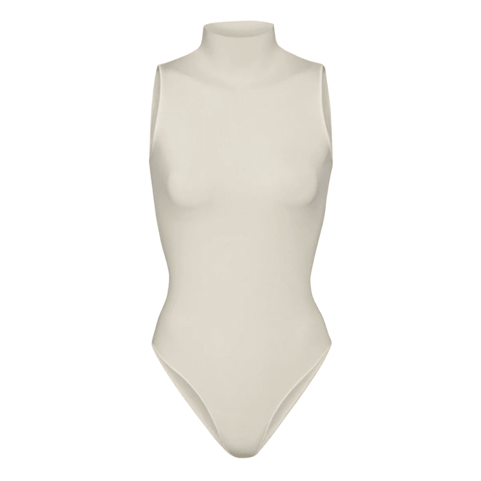 Turtleneck Sleeveless Soft Bodysuit - Comfortable and Stylish