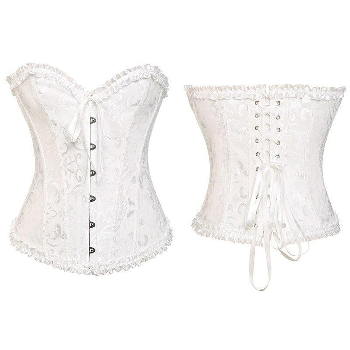 Vintage Lace Up Corset – Elegant Fit with Adjustable Support
