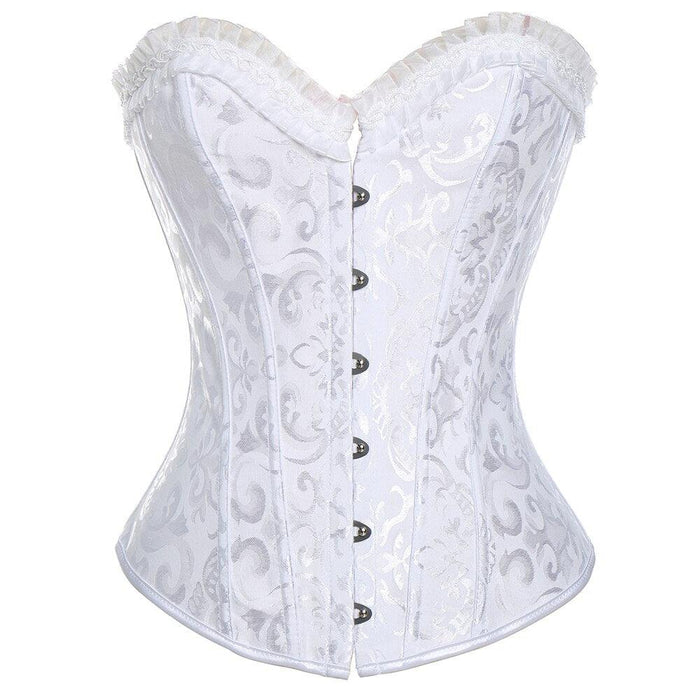 Vintage Button Down Corset - Classic Elegance with Modern Comfort
