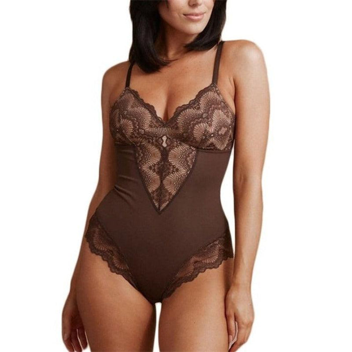 Lace Shaping Support Bodysuit – Sculpted Fit and Elegant Design