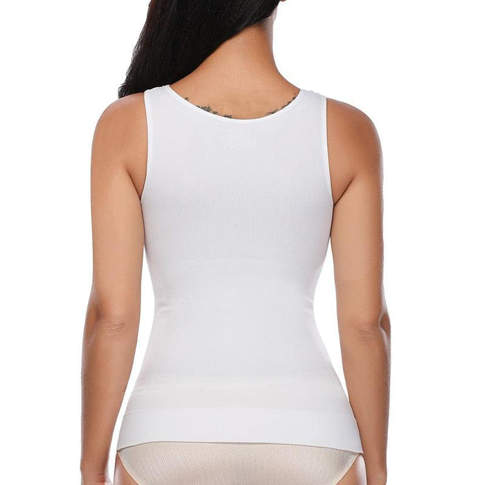 Camisole Sleeveless Wide Strap Top With Built-In Padded Bra