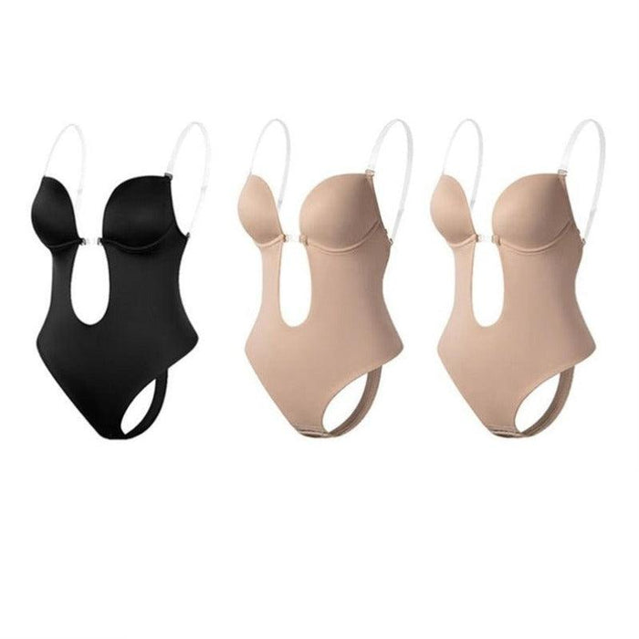 Seamless Plunge Body Shaper – Invisible and Supportive Fit