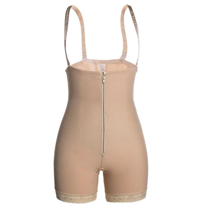 Short Zipper Open-Bust Shapewear