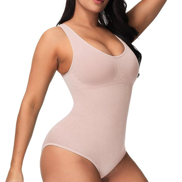 Solid Seamless Shapewear Bodysuit