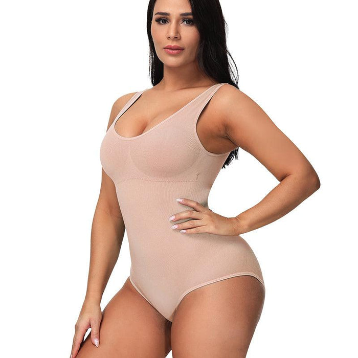 Solid Seamless Shapewear Bodysuit