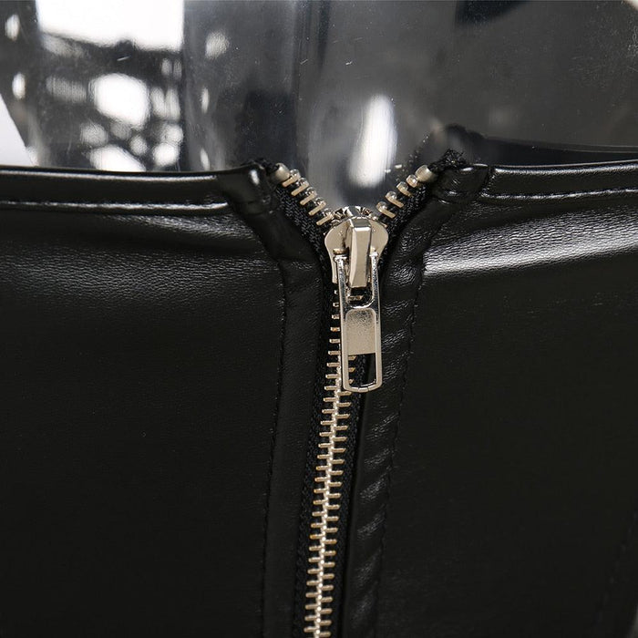 Lace Up Punk Corset – Stylish Faux Leather Bustier Top