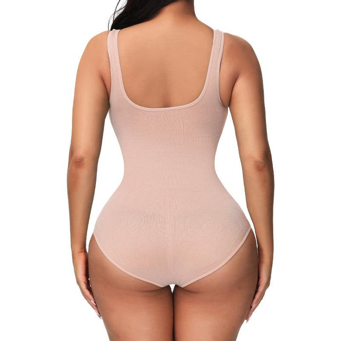 Solid Seamless Shapewear Bodysuit – Tummy Control and Shaping