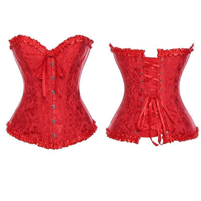 Vintage Lace Up Corset – Elegant Fit with Adjustable Support