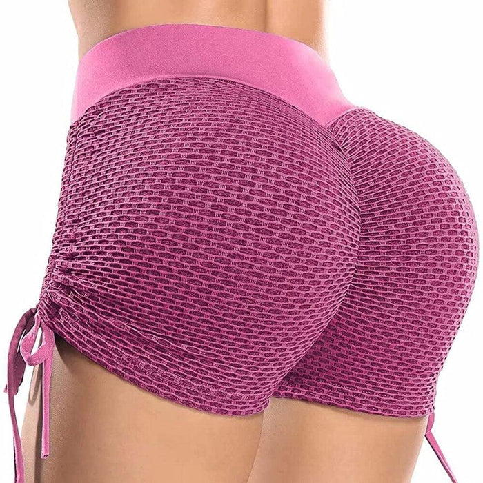 High-Waisted Active Gym Shorts – Comfortable and Breathable Fitness Wear
