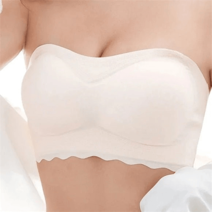 Women Ice Silk Non-slip Top Bra