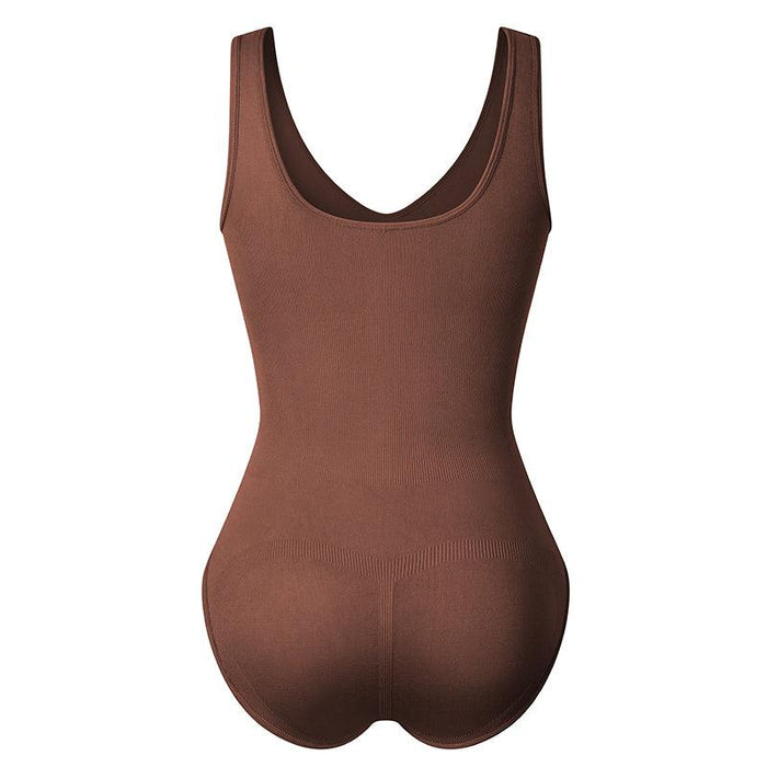 Solid Seamless Shapewear Bodysuit – Tummy Control and Shaping