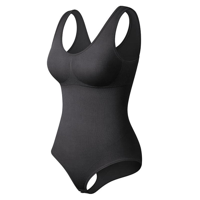 Solid Seamless Shapewear Bodysuit – Tummy Control and Shaping
