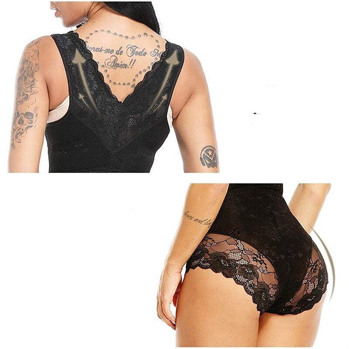Seamless Body Shaping Bodysuit – Slim and Sculpt Shape