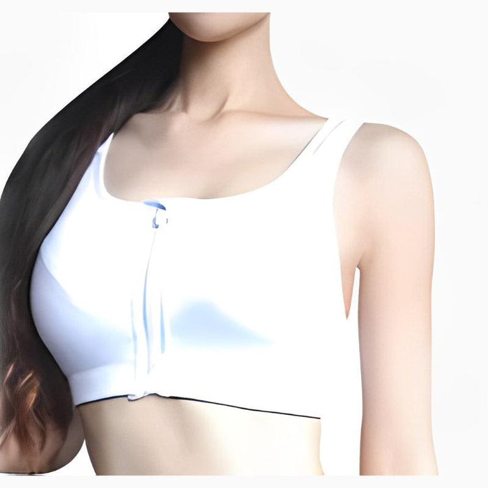 Secret Zipper Sports Bra – Secure Fit for Workouts