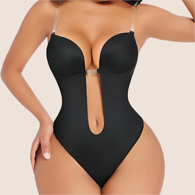 Seamless Plunge Body Shaper – Invisible and Supportive Fit