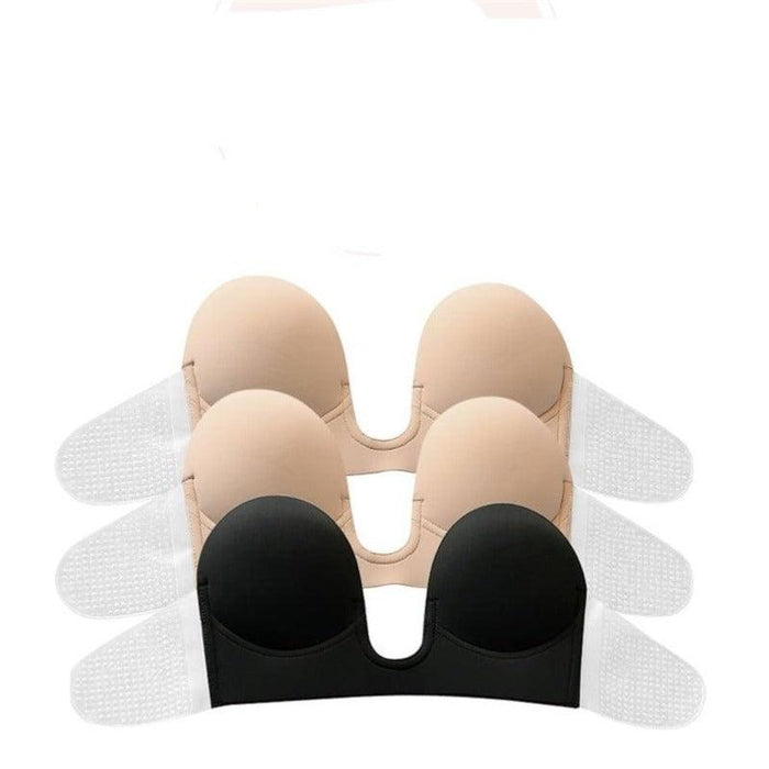 Invisible Strapless Push Bra – Secure Lift and Seamless Fit