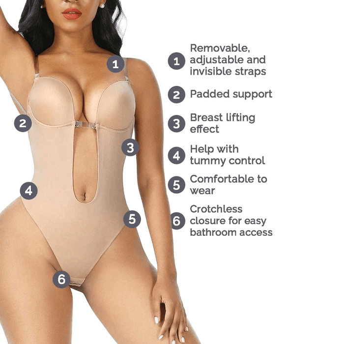 Seamless Backless Shaping Bodysuit – Your Secret to a Flawless Figure