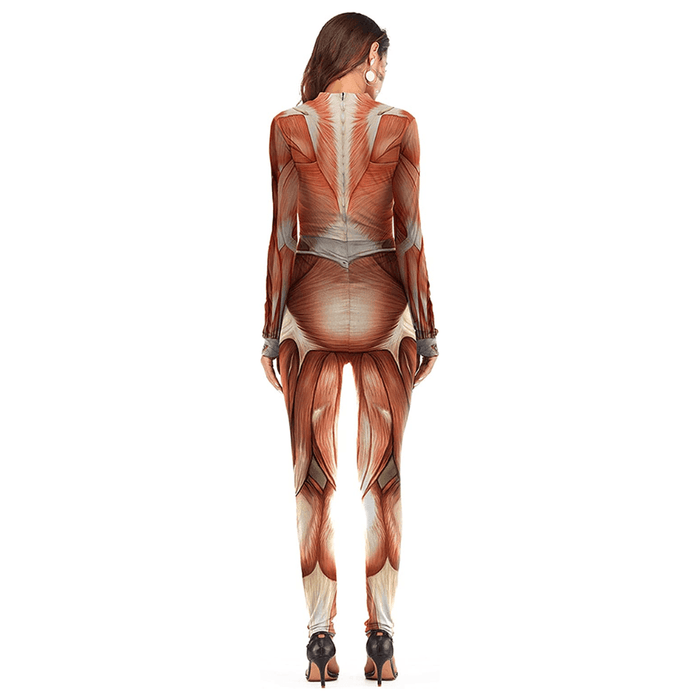 Halloween Skeleton Jumpsuit Bodysuit - Comfortable and Stylish