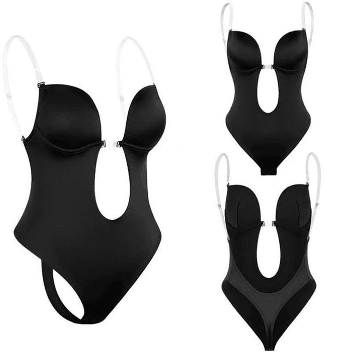 Seamless Plunge Body Shaper – Invisible and Supportive Fit