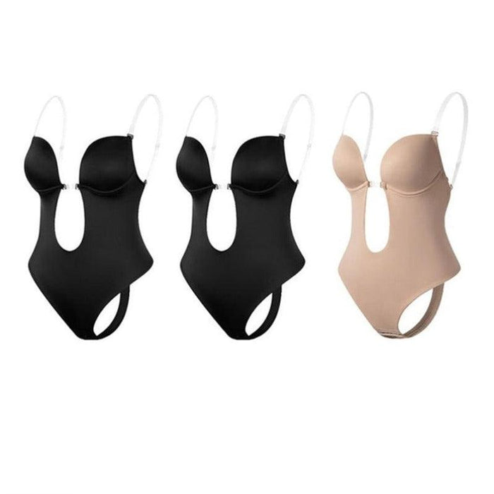 Seamless Plunge Body Shaper – Invisible and Supportive Fit
