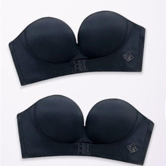 Wireless Front Buckle Strapless Bra