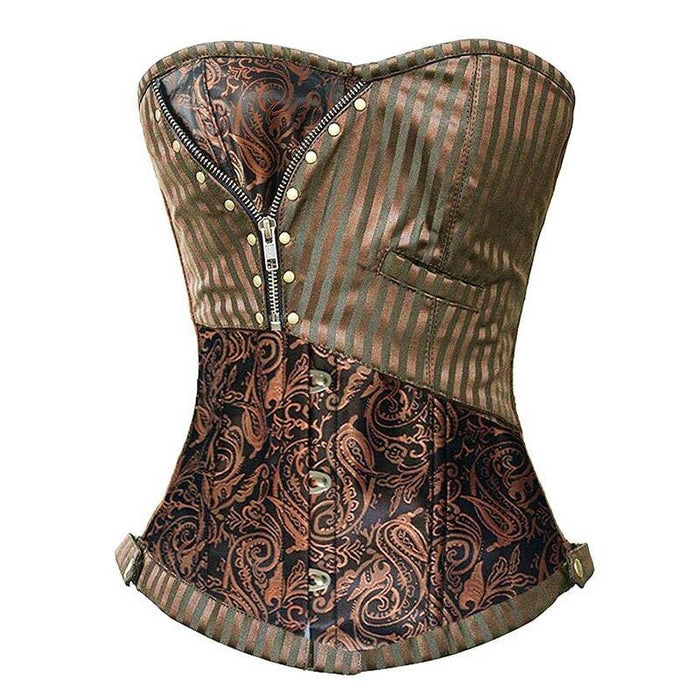 Corset Top Waist Printed Clothing