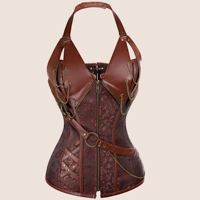 Leather Corset | Strong Back Support & Waist Slimming